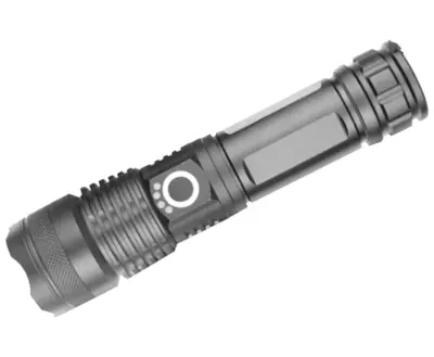 мощный LED фонарь 3 режима яркости + стробоскоп  XHP50 -1000Lm пластиковый бокс, большой аккуму BH-FL1287